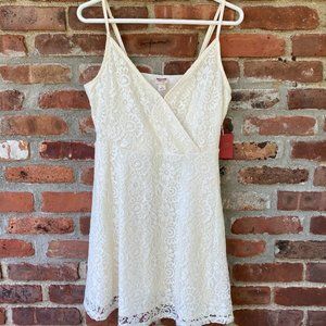 Target - Mossimo White Lace Dress NWT
